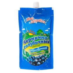 Нектар Мир здоровья чернично-голубичный обогащенный пектином 200 мл дой-пак