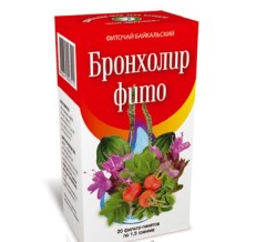 Фиточай Байкальский бронхолир 20 шт. ф/пак. 1.5 г