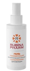 Гель Rubinapharm тонизирующий для эротического массажа для женщин с Д-пантенолом 100 мл