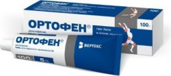 Ортофен гель д/наружн. прим. 5% 100 г 1 шт.