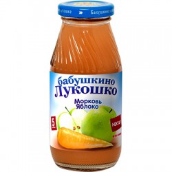 Нектар Бабушкино лукошко морковь яблоко с мякотью с 5 мес 200 мл