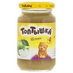 Нектар Топтышка яблоко с мякотью с 4 мес 185 мл