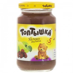 Нектар Топтышка яблоко малина с мякотью с 5 мес 185 мл