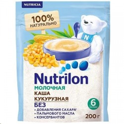 Каша молочная Nutrilon кукурузная с 6 мес 200 г