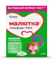 Смесь молочная Nutricia Малютка комфорт про от 0-12 мес 900 г