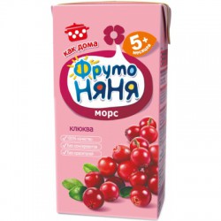 Морс Фрутоняня клюква с 5 мес 200 мл