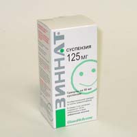 Зиннат гран. д/сусп. д/приема внутрь 125 мг/5 мл 1250 мг 1 шт.