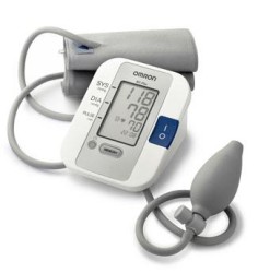 Тонометр полуавтоматический Omron М1 плюс на плечо со средней манжетой M1 Plus